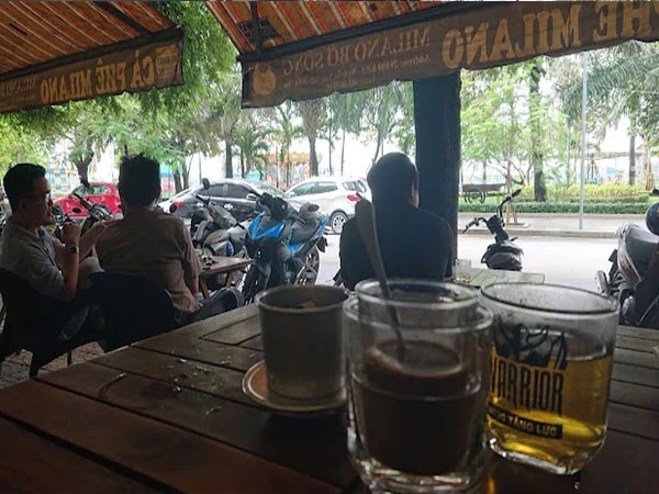 Cafe Milano Biên Hòa gần sông