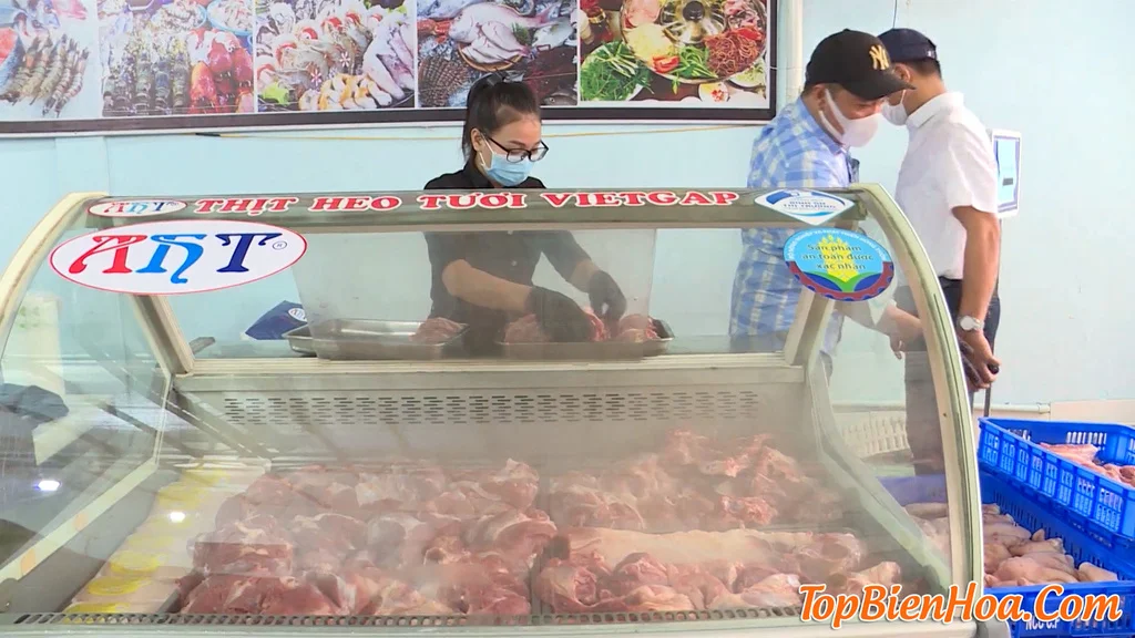 Khu vực bán thực phẩm giá tốt Biên Hòa